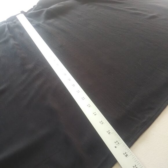 Terra & Sky flutter sleeve black blouse women's size 3X - Picture 8 of 14